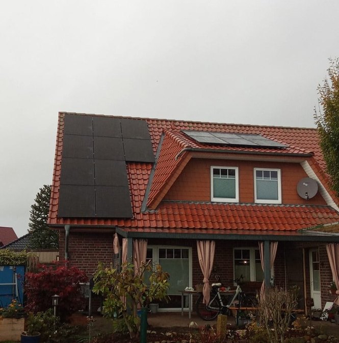 Wohnhaus in Dörpen mit 11,62 kWp PV-Anlage